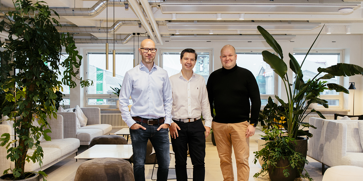 Mikko Marttunen & Antti Voittonen, Balanco Accounting. Samuli Siljamäki, vähemmistösijoittaja Voland Partners Oy.